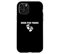 Cerveza New Dad para Three Baby Feet Hearts Carcasa para iPhone 11 Pro