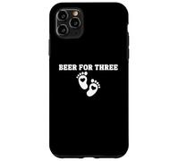 Cerveza New Dad para Three Baby Feet Hearts Carcasa para iPhone 11 Pro MAX