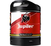 Cerveza PerfectDraft un barril de 6 litros de Jupiler - Lager. Máquina de tiro casera. Incluye un depósito de 5 euros.