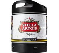 Cerveza PerfectDraft un barril de 6 litros de Stella Artois - Lager. Máquina de tiro casera. Incluye un depósito de 5 euros.