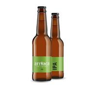 Cerveza Premium Arriaca IPA en Pack Fabricación Artesanal. Premios internacionales a la Mejor Cerveza Artesana (12 botellas 33cl)