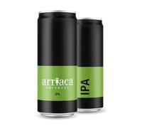 Cerveza Premium Arriaca IPA en Pack Fabricación Artesanal. Premios internacionales a la Mejor Cerveza Artesana (24 latas 33cl)