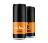 Cerveza Premium Arriaca SESSION IPA en Pack Fabricación Artesanal. Premio internacional a la Mejor Cerveza IPA Artesana (24 latas 33cl)