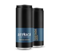 Cerveza Premium Arriaca TOSTADA MARZEN en Pack Fabricación Artesanal. Premios internacionales a la Mejor Cerveza Artesana (24 latas 33cl)