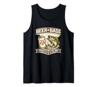 Cerveza y lubina Ese es mi Plan Regalo Divertido para papá Camiseta sin Mangas