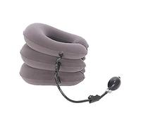 Cervical Neck Traction Device & Collar Brace, Inflatable & Adjustable Neck Support Pillow Is Ideal for Spine Alignment & Chronic Neck Pain Relief,gray