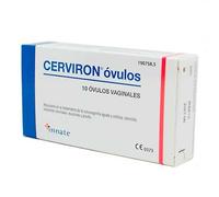 Cerviron óvulos vaginales 10 u - Para problemas vaginales