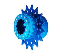 Cervus Kit de conversión de Casete Fixie de una Sola Velocidad Compatible con Shimano 16T Colores (Azul)