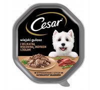 CESAR bandeja 150 g - comida húmeda completa con pavo y ternera en salsa