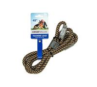 Cesar Millan Slip Lead Leash™ - Correa de Entrenamiento con Cuello Deslizante Que te da un Mayor Control y la Capacidad de Hacer Correcciones rápidas y Suaves (Regular, Negro/Bronceado)