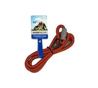 Cesar Millan Slip Lead Leash™ Correa y collar 2 en 1 para perros, collar deslizante, entrenamiento antitirones, resistente, duradera, impermeable, largo1,2 m, diámetro 1 cm, estándar, rojo y verde