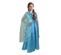 Cesar Nieve Capa Reina del Invierno, Color bléo, 5/10 ANS (F576)