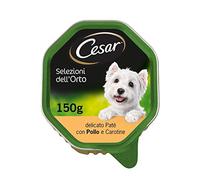 Cesar Selección del huerto Comida para Perro con Pollo, Zanahorias y Hierbas de Provenza, 14 x 150 g