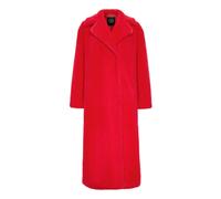 Cesare Gaspari- Abrigo de piel sintética de lujo Freya - Rojo- Coats- Mujer- Rojo- L- Abrigo de piel sintética de lujo Freya - Rojo