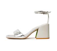 Cesare Gaspari - Block Heeled Sandals Daniela - Shoes - Mujer - Gris - 39 EU -