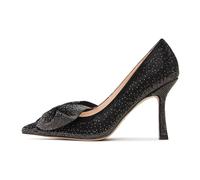 Cesare Gaspari - Bow-Tie Mary Jane Heels Annie - Black - Shoes - Mujer - Negro - 39 EU -