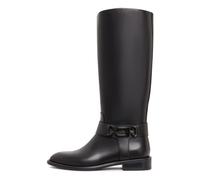 Cesare Gaspari - Equestrian Boots with Buckle Detail Dora - Black - Shoes - Mujer - Negro - 38 EU -