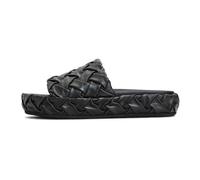 Cesare Gaspari - Platform Slippers Antonella - Black - Shoes - Mujer - Negro - 38 EU -