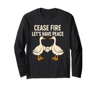 Cese el fuego Plumas de la paz, alas de resolución novedoso regalo Manga Larga