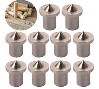 CESFONJER 10 piezas Herramienta de alineación de la espiga de, centros de clavijas de madera, 4 mm