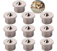 CESFONJER 10 piezas Herramienta de alineación de la espiga de, centros de clavijas de madera, 8 mm