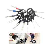 CESFONJER 11Pcs Herramientas de Eliminacion de Terminales Kit de Extractor de Pin de Conector Crimpado Cableado Cable Electrico del Coche Juego de Herramientas Manuales de Reparacion