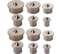 CESFONJER 12 piezas Herramienta de alineación de la espiga de, centros de clavijas de madera, Marcadores de 4/5/6/8/10/12 mm de pasador