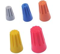 CESFONJER 158 PCS Terminales Electricos Rapidos, Terminales Cables/Alambre Compacto Conector Tornillo de Conexión de Cable Eléctrico Tapa del Conector de Giro