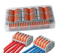 CESFONJER 16 PCS Lever-Nut Surtidas Conector, Alambre Compacto Conector Suite 222-415.