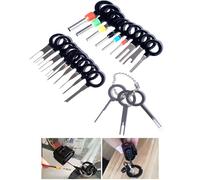 CESFONJER 21Pcs Herramientas de Eliminacion de Terminales Kit de Extractor de Pin de Conector Crimpado Cableado Cable Electrico del Coche Juego de Herramientas Manuales de Reparacion