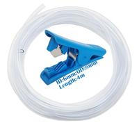 CESFONJER Tubo PVC, Tubo Transparente Flexible, 6mm (diámetro Interior) x 8mm (diámetro Exterior), Manguera Transparente, Con 1 cortador de tubos (4 Metros)