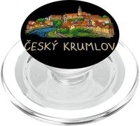 Cesky Krumlov Chequia - Recuerdo de Viaje de Ciudad PopSockets PopGrip para MagSafe