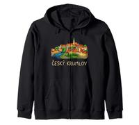 Cesky Krumlov Chequia - Recuerdo de Viaje de Ciudad Sudadera con Capucha