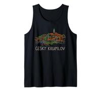 Cesky Krumlov Chequia - Recuerdo de Viaje para Regalo histórico de la Ciudad Camiseta sin Mangas