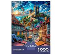 Český Krumlov Puzzles Entretenimiento Creativo Rompecabezas 1000 Piezas Obra De Arte De Juego De para Adultos Y Niños 38x26cm/1000pcs