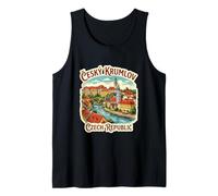 Cesky Krumlov República Checa Viaje Souvenir City Gift Camiseta sin Mangas