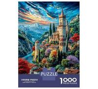 Český Krumlov Rompecabezas 1000 Piezas, Puzzles Imposible, De Juego De para Adultos Y Niños A Partir De 12 Años 38x26cm/1000pcs
