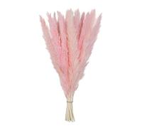 césped Artificial de Pampas, Pampas Grass Cola De Conejo Flores Secas Paquete 15 Multicolor(Pink)