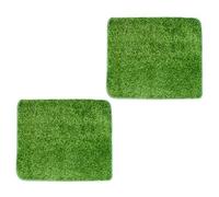 Césped artificial para perros, inodoro para perros, balcón, para reemplazar el césped, inodoro para cachorros, reutilizable, almohadillas de entrenamiento para perros pequeños y mayores (46 x 70 cm, 2