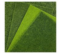 Césped Artificial Realista, Baldosas de Hierba Sintética para Decoración DIY Jardín, Balcón & Terraza, Alfombra de Césped Exterior/Interior(Thickness 8mm-30x40cm/11.8x15.7in)