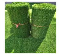 Césped artificial realista para patio al aire libre y patio trasero, alfombra sintética de aspecto natural, duradera y resistente a los rayos UV (1,5 m x 3 m)