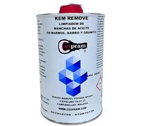 CESPRAM - KEM REMOVE 1L - Quitamanchas Aceite y Grasa para Piedra, Mármol y Granito - Limpiador Absorbente para Superficies Porosas - Hormigón - Barro y Terracota