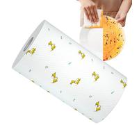 CEssuie-tout De Cuisine - Rouleau De Serviettes De Nettoyage Réutilisables En Tissu Non Tissé De 225 G | Serviettes En Rouleau De Papier Perforé, Serviette De Cuisinne Lavable Pour La Maison, La Cuisi