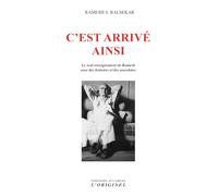 C'est arrivé ainsi: Le seul enseignement de Ramesh avec des histoires et des anecdotes