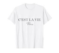 C'est La Vie Camiseta Blanca Mujer Camiseta