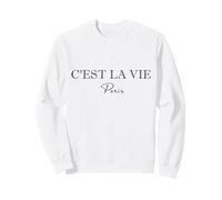 C'est La Vie Camiseta Blanca Mujer Sudadera