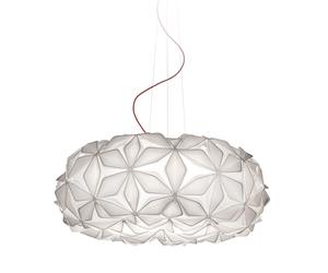 C'Est La Vie Lámpara Colgante Grande Blanco/ Rojo