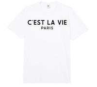 C'est La Vie París Amante Viaje Francia Elegante Francés Comfort Colors Adult Heavyweight T-Shirt