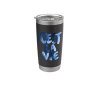 C'EST LA VIE Vaso térmico de acero inoxidable de doble pared
