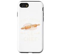 C'est Maman Le Chef Rouleau Pâtisserie Cuisine Pâtissiere Carcasa para iPhone SE (2020) / 7/8